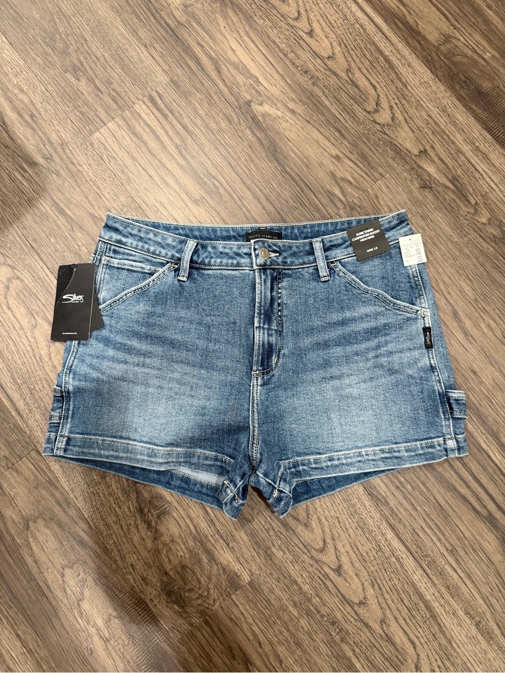 Silver Jeans Medium Blue Denim Shorts
